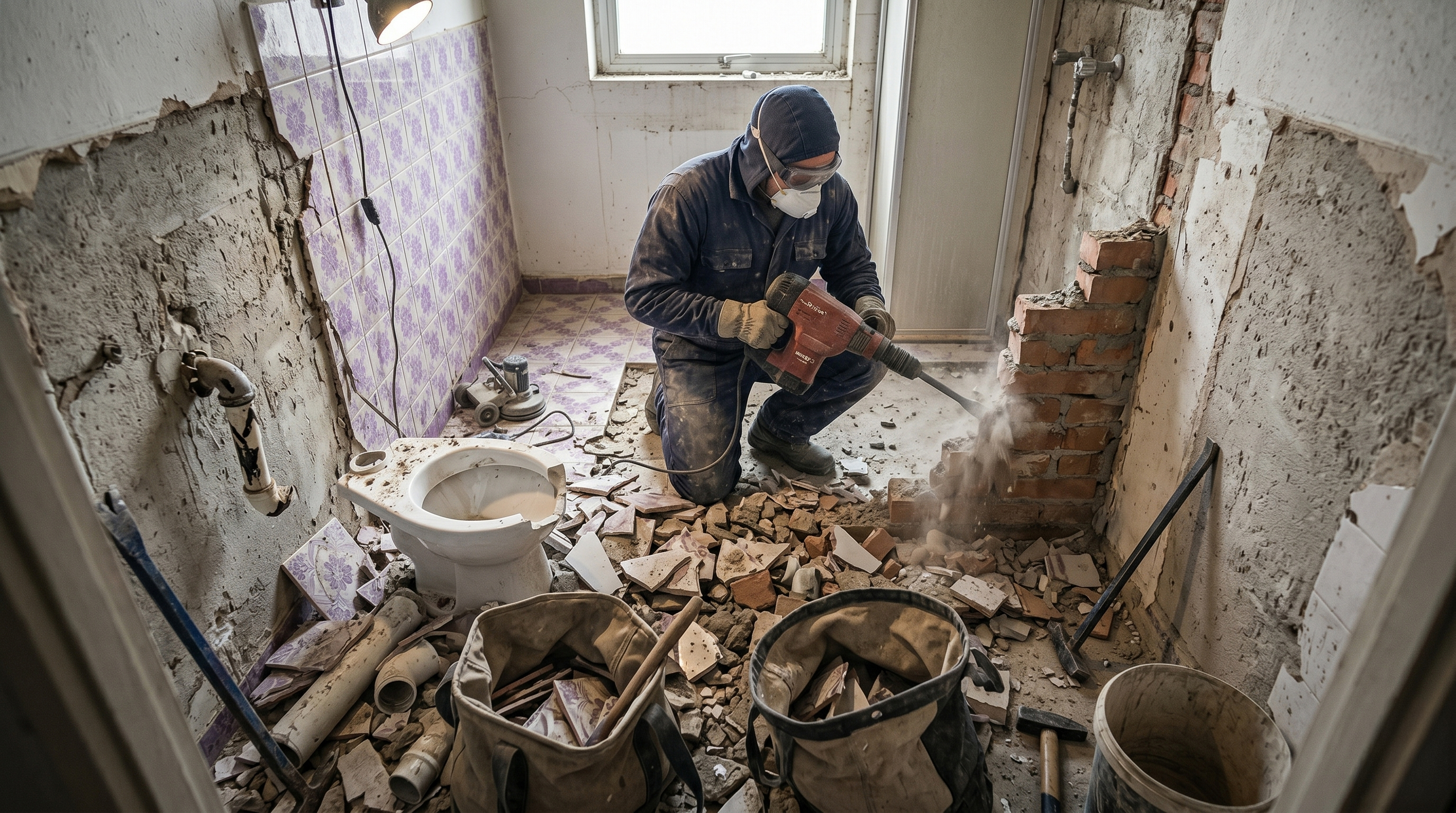 Къртене на баня